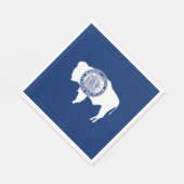 Wyoming Staatsvlag Servet (Hoek)