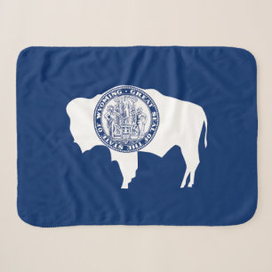 Wyoming Staatsvlag Sherpa Deken