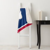 Wyoming Staatsvlag Sherpa Deken (In situ)