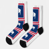 Wyoming Staatsvlag Sokken (Links)