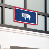 Wyoming Staatsvlag Spandoek (Buitenkant Gebouw)
