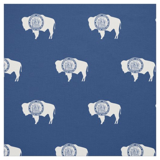 Wyoming Staatsvlag Stof (Swatch)