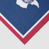 Wyoming Staatsvlag Tissuepapier (Detail)