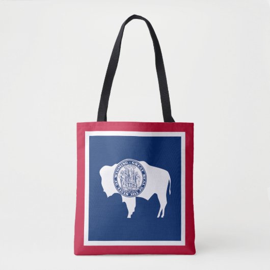 Wyoming Staatsvlag Tote Bag (Voorkant)