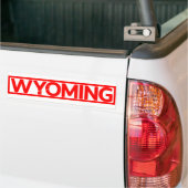 Wyoming Stamp Bumpersticker (Op Truck)