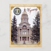Wyoming State Capitol, Cheyenne, WY Briefkaart (Voorkant)