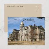 Wyoming State Capitol in Cheyenne Wyoming Briefkaart (Voorkant / Achterkant)