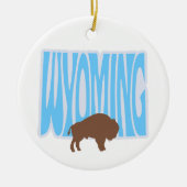 Wyoming State Christmas Tree Ornament (Voorkant)