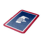 Wyoming State Flag Badmat (Gekanteld)