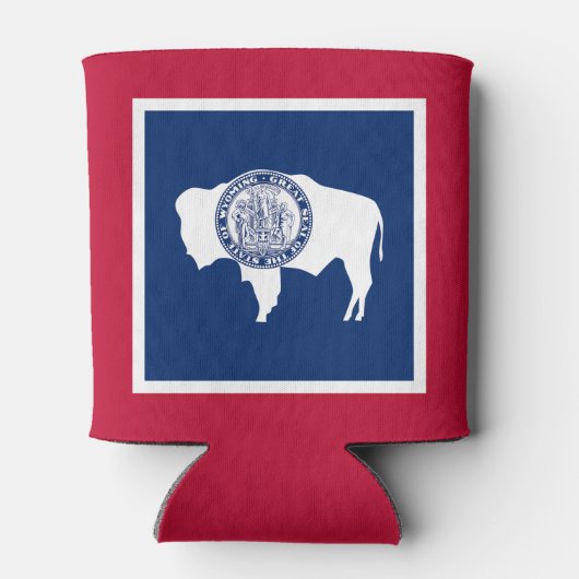 Wyoming State Flag Blikjeskoeler (Achterkant)