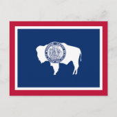 Wyoming State Flag Briefkaart (Voorkant)