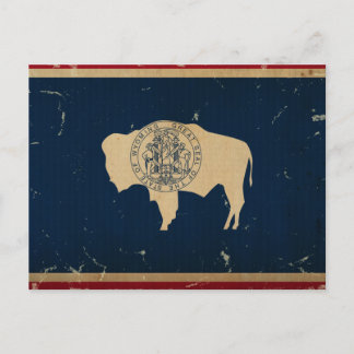 Wyoming State Flag  Briefkaart