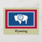 Wyoming State Flag Briefkaart (Voorkant)