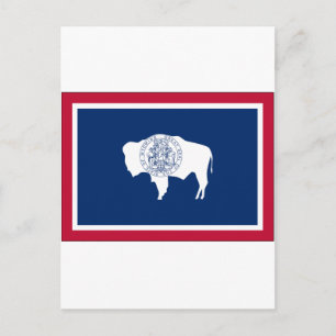 Wyoming State Flag Briefkaart