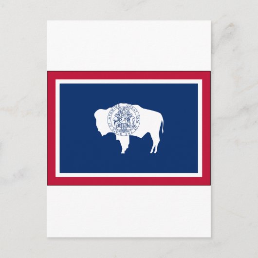 Wyoming State Flag Briefkaart (Voorkant)