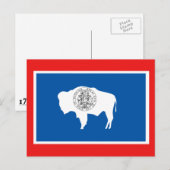Wyoming State Flag Briefkaart (Voorkant / Achterkant)