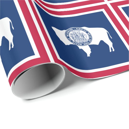 Wyoming State Flag Cadeaupapier (Rol Hoek)