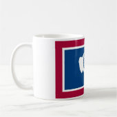 Wyoming State Flag Coffee Cup Mok (Links)