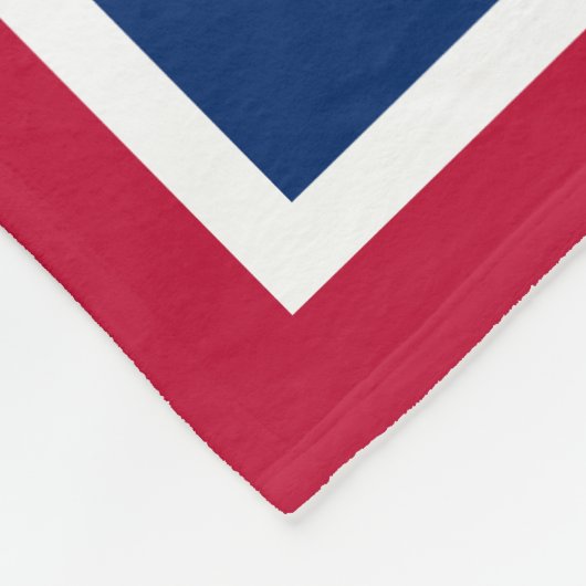 Wyoming State Flag Fleece Deken (Hoek)