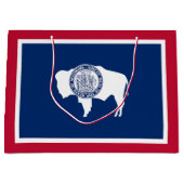 Wyoming State Flag Groot Cadeauzakje (Voorkant)