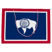 Wyoming State Flag Groot Cadeauzakje (Achterkant)