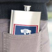 Wyoming State Flag Heupfles (Voorbeeld)