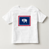 Wyoming State Flag Kinder Shirts (Voorkant)