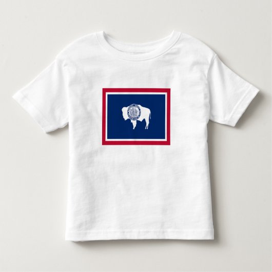 Wyoming State Flag Kinder Shirts (Voorkant)