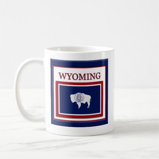 Wyoming State Flag Koffiemok (Links)