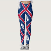 Wyoming State Flag Leggings (Voorkant)
