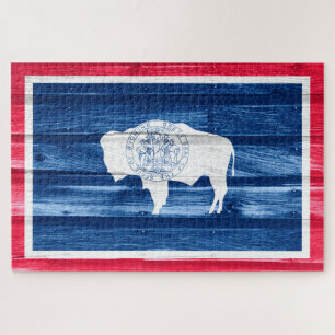 Wyoming State Flag Legpuzzel