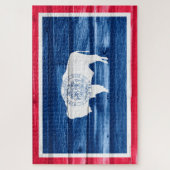 Wyoming State Flag Legpuzzel (Verticaal)