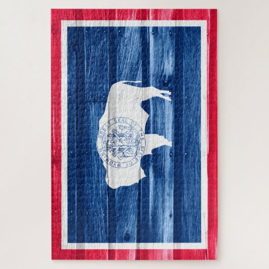 Wyoming State Flag Legpuzzel (Verticaal)
