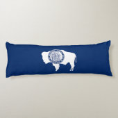 Wyoming State Flag Lichaamskussen (Achterkant)