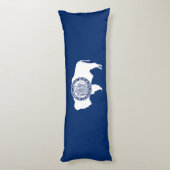 Wyoming State Flag Lichaamskussen (Achterkant (Verticaal))