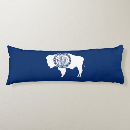 Wyoming State Flag Lichaamskussen (Voorkant)