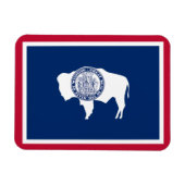 Wyoming State Flag Magneet (Horizontaal)