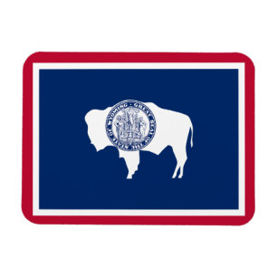 Wyoming State Flag Magneet