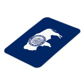 Wyoming State Flag Magneet (Linkerzijde)