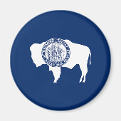 Wyoming State Flag Magneet (Voorkant)