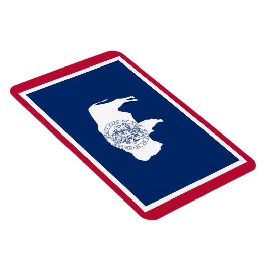 Wyoming state flag magneet (Rechterzijde)