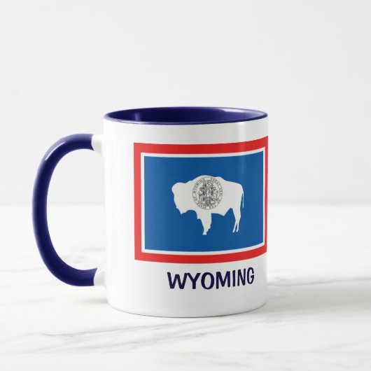 Wyoming State Flag Mok (Links)