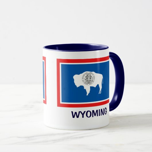 Wyoming State Flag Mok (Voorkant rechts)