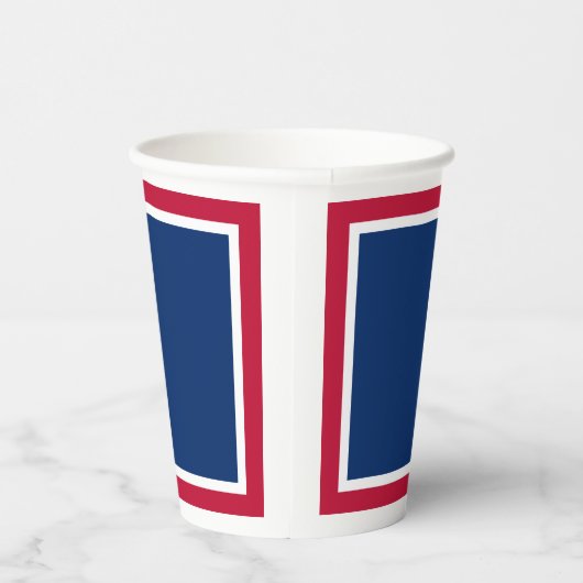 Wyoming State Flag Papieren Bekers (Rechts)