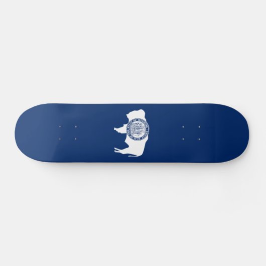 Wyoming State Flag Persoonlijk Skateboard (Horizontaal)