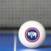 Wyoming State Flag Pingpongbal (Net)