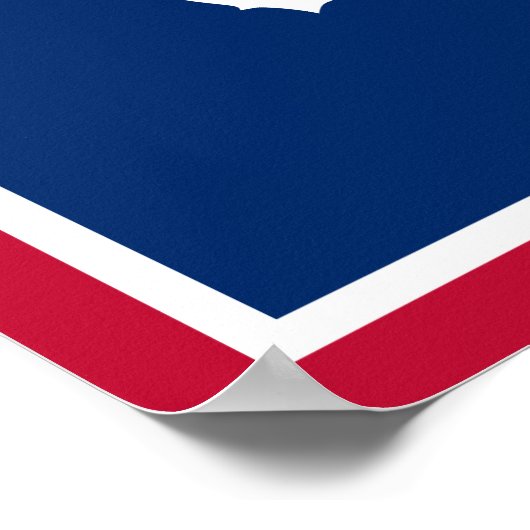 Wyoming State Flag Poster (Hoek)