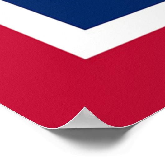 Wyoming state flag poster (Hoek)