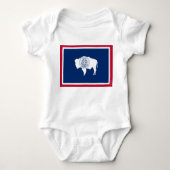 Wyoming State Flag Romper (Voorkant)