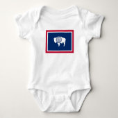 Wyoming State Flag Romper (Voorkant)